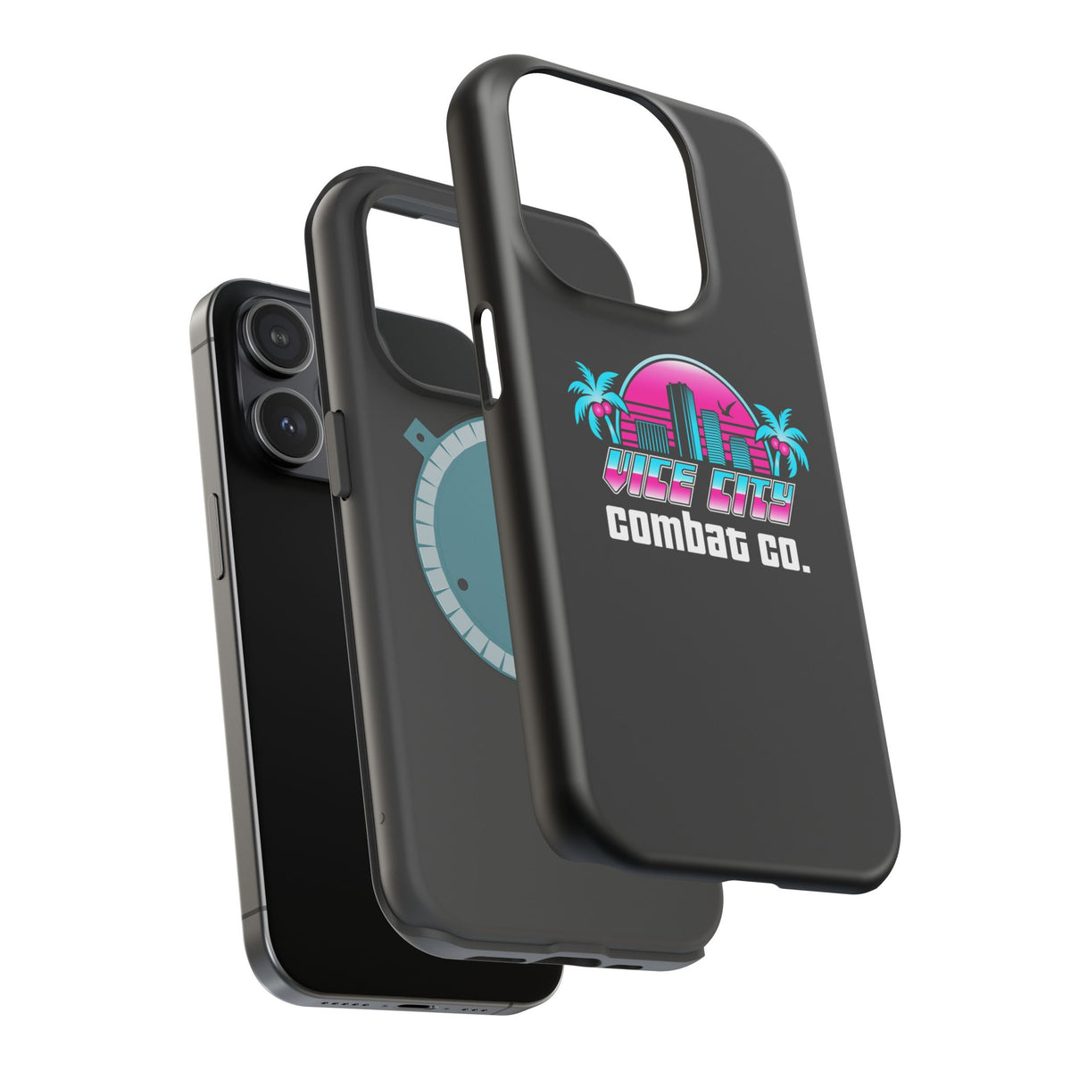 Vice City Combat Co. - Magnetic Impact-Resistant iPhone Cases - 15, 16, and 17