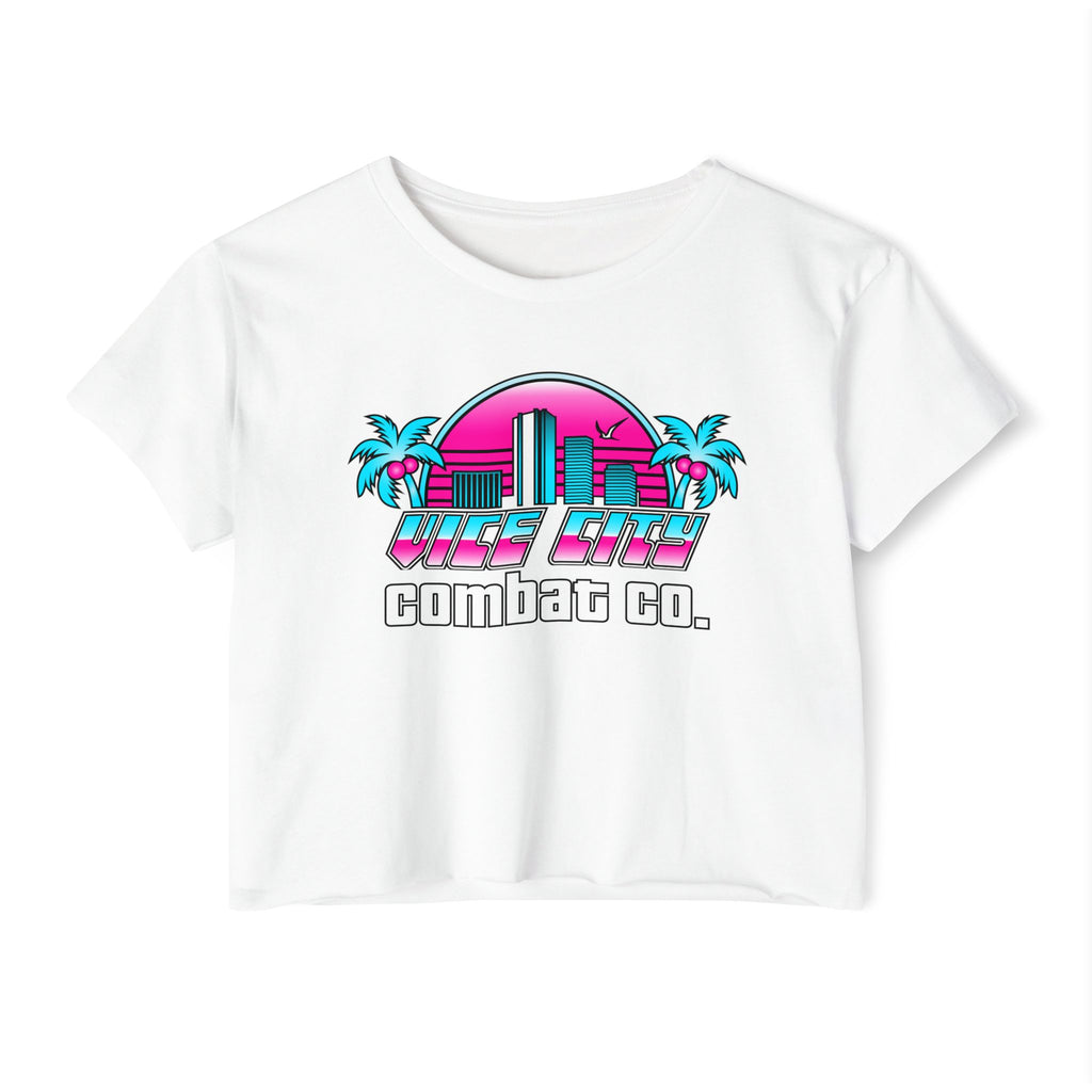 Vice City Combat Co. - Women's Festival Crop Top Shirt