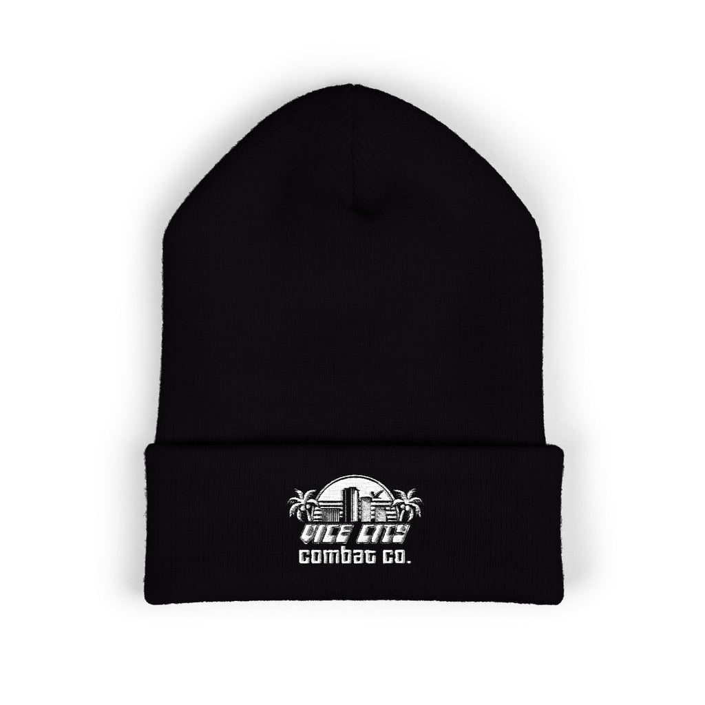 Vice City Combat Co. - Classic Cuffed Embroidered Beanie - 4 Colors