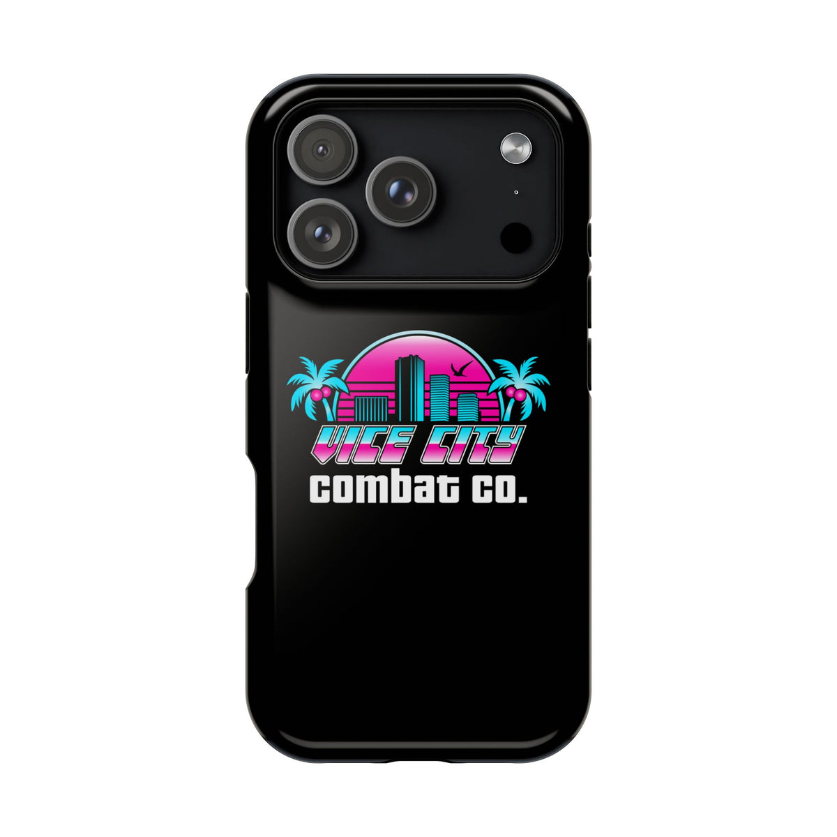 Vice City Combat Co. - Magnetic Impact-Resistant iPhone Cases - 15, 16, and 17