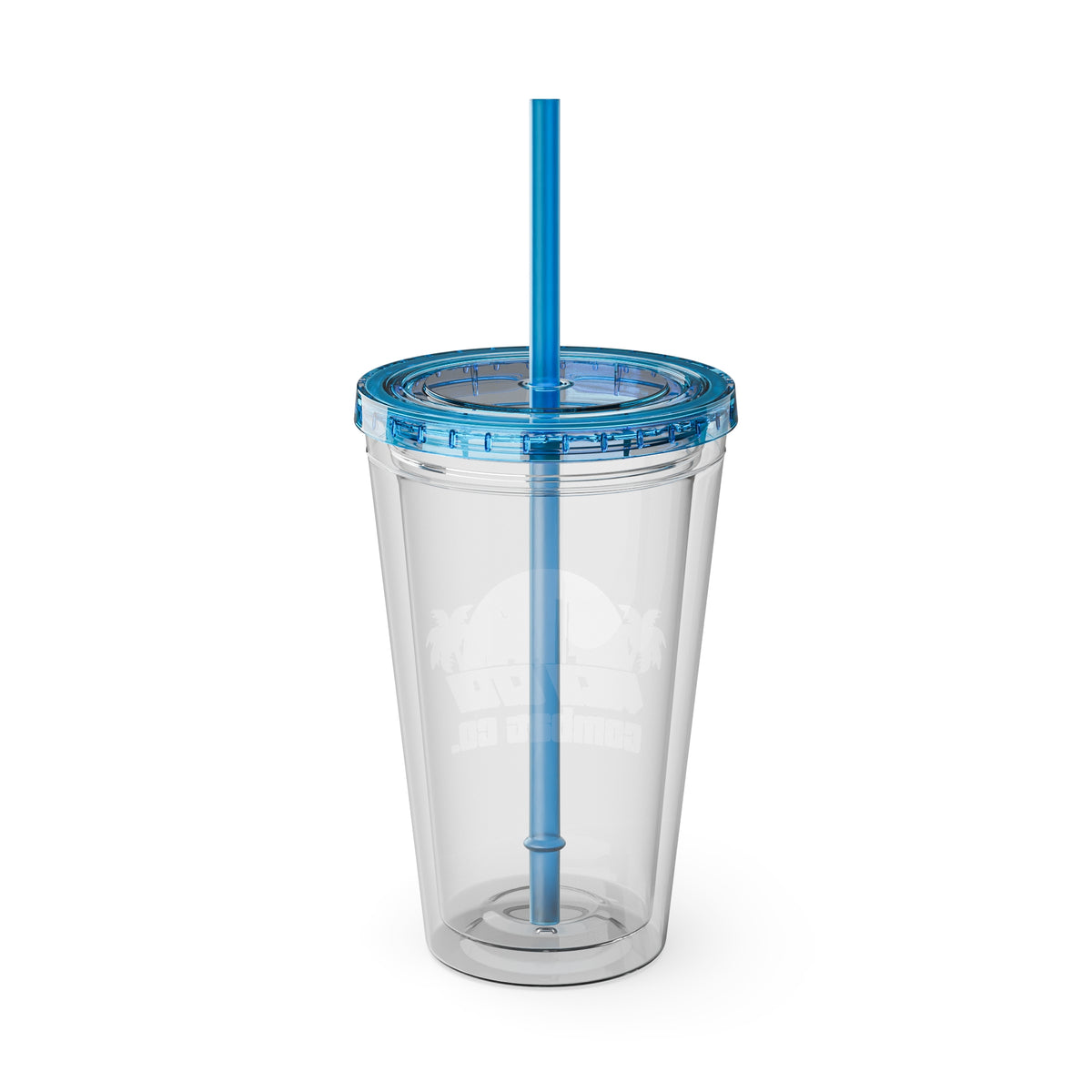 Vice City Combat Co. - Sunsplash Acrylic Tumbler with Straw, 16oz - 4 Colors
