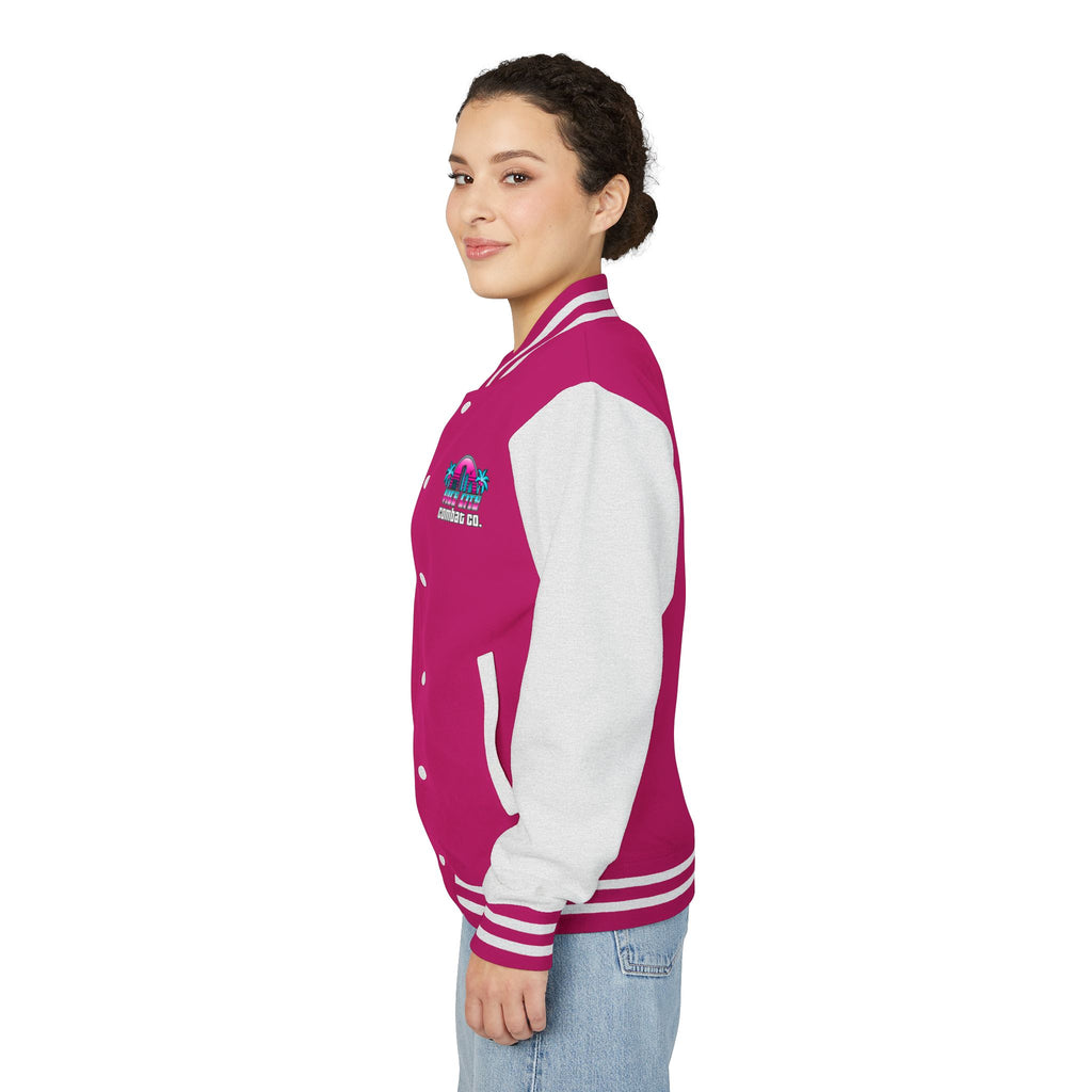 Vice City Combat Co. - Unisex Heavyweight Letterman Jacket