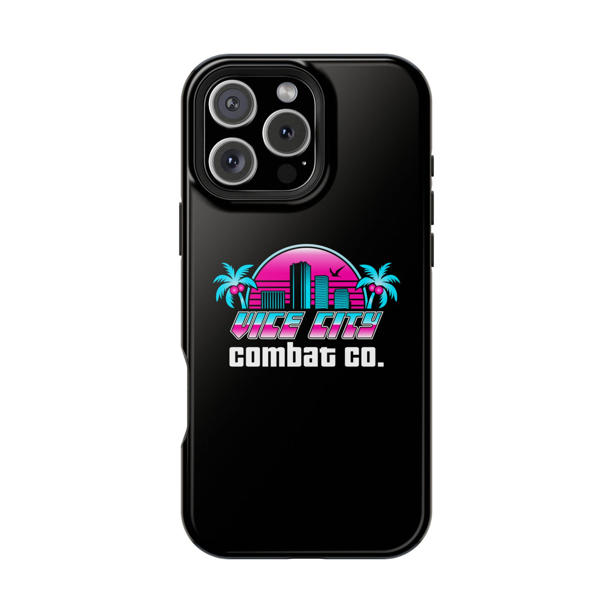 Vice City Combat Co. - Magnetic Impact-Resistant iPhone Cases - 15, 16, and 17