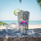 Vice City Combat Co. - Sunsplash Acrylic Tumbler with Straw, 16oz - 4 Colors