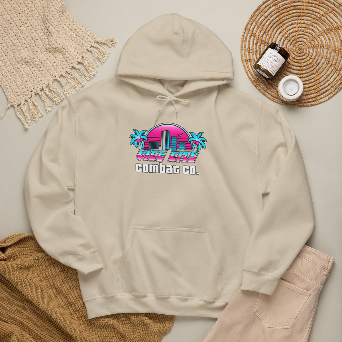 Vice City Combat Co. - Unisex Heavy Blend™ Hooded Sweatshirt