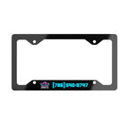 Vice City Combat Co. - Black Metal License Plate Frame