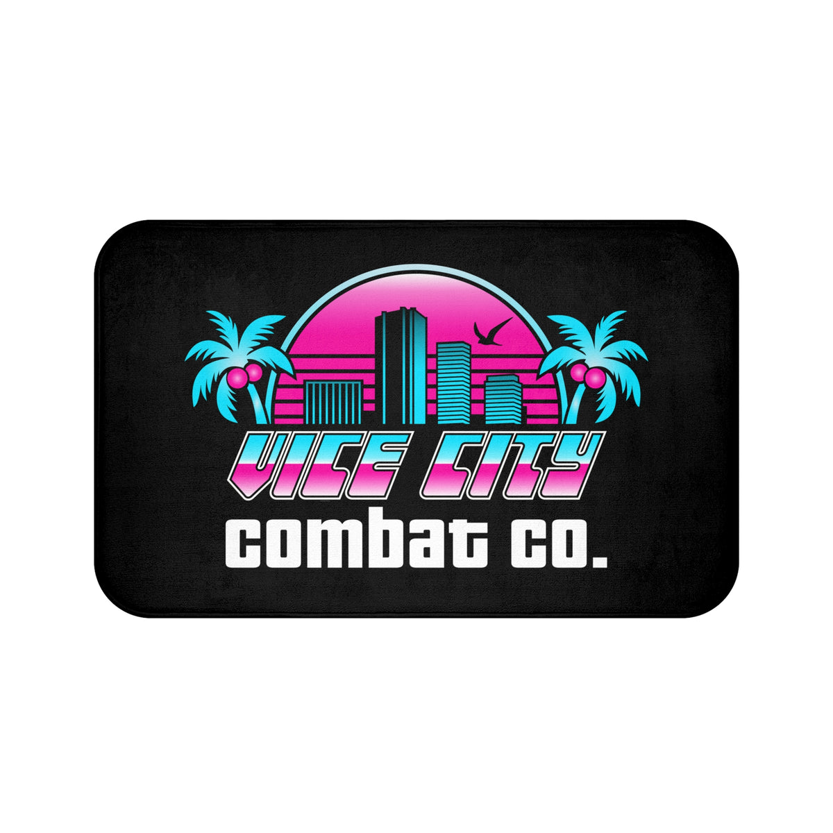 CUSTOM BJJ MMA Academy Dojo Memory Foam Anti-Slip Bathroom Floor Mat - 2 Sizes