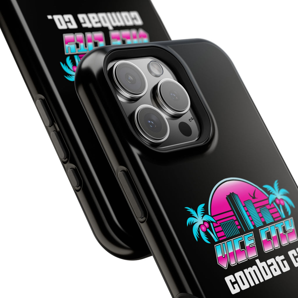 Vice City Combat Co. - Magnetic Impact-Resistant iPhone Cases - 15, 16, and 17
