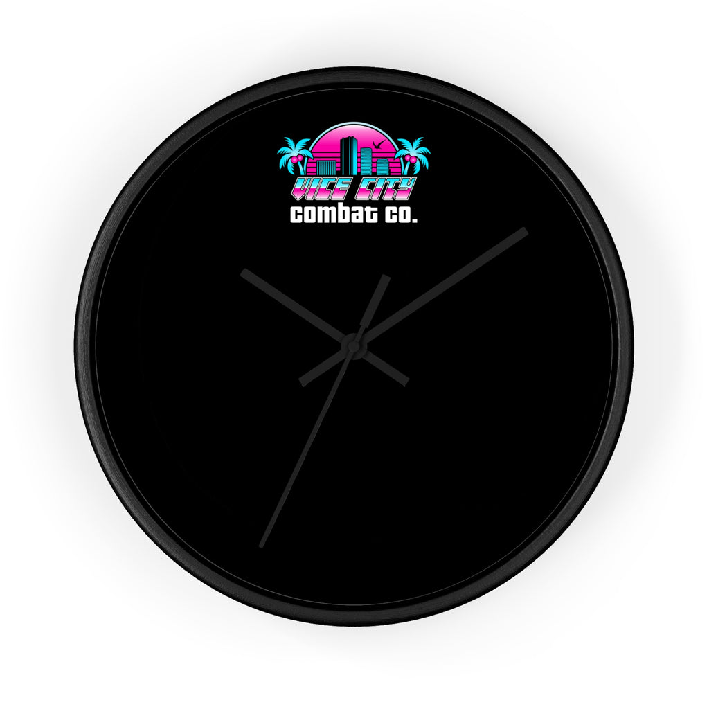 CUSTOM BJJ MMA Academy Logo Dojo 10" Wooden Wall Clock