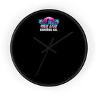 CUSTOM BJJ MMA Academy Logo Dojo 10" Wooden Wall Clock