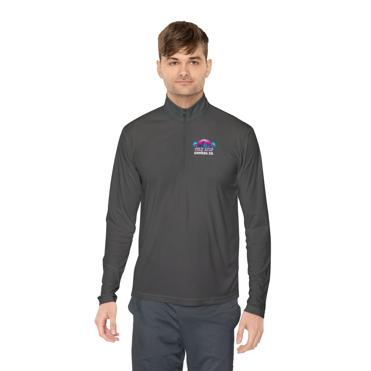 Vice City Combat Co. - Men's Performance Posicharge® Quarter-Zip Pullover