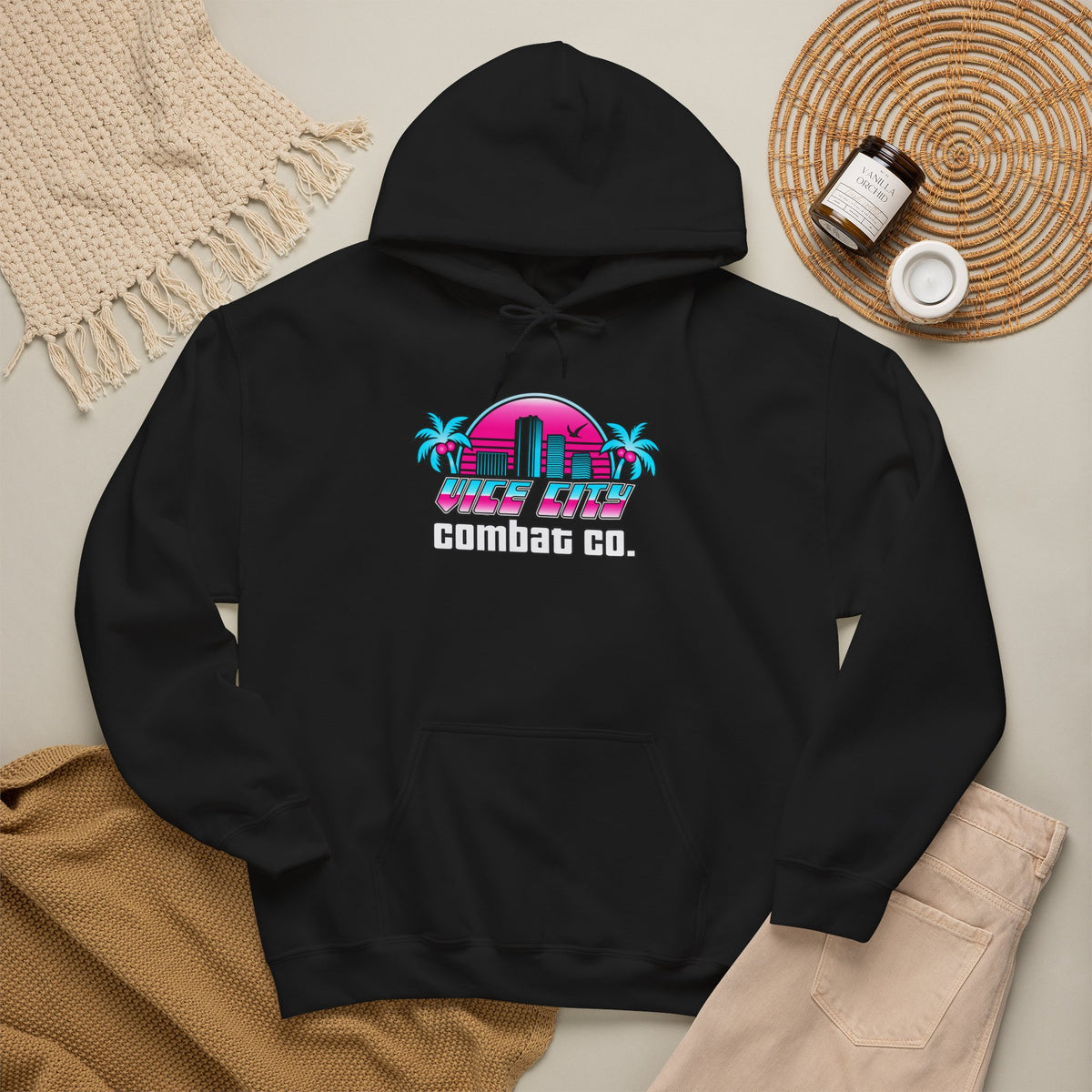 Vice City Combat Co. - Unisex Heavy Blend™ Hooded Sweatshirt