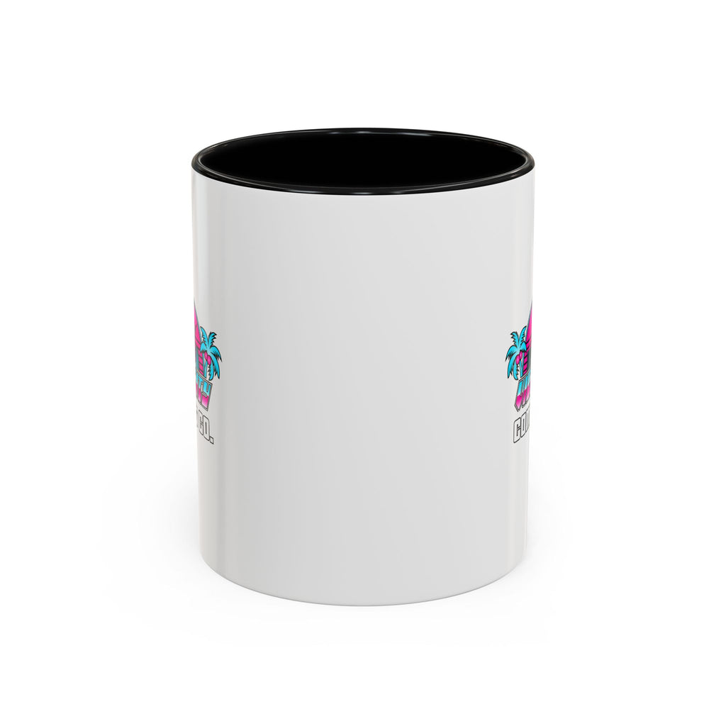 Vice City Combat Co. - Color Accent Coffee Mug - 11oz or 15oz