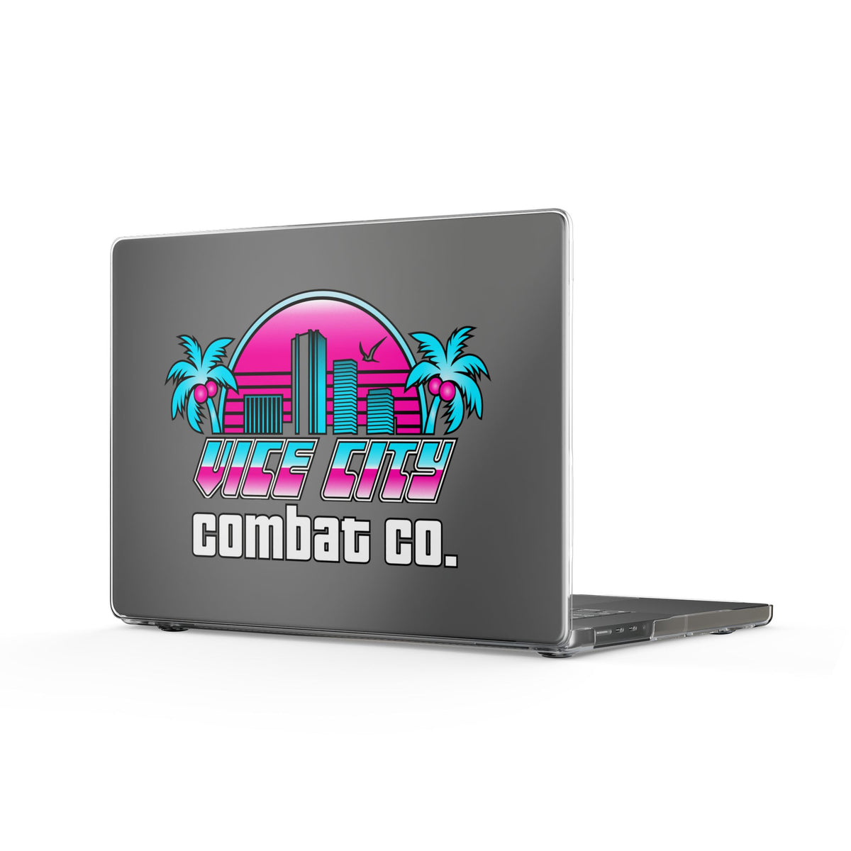 CUSTOM BJJ MMA Academy - Front Desk Decor - Clear MacBook Case - 5 Models