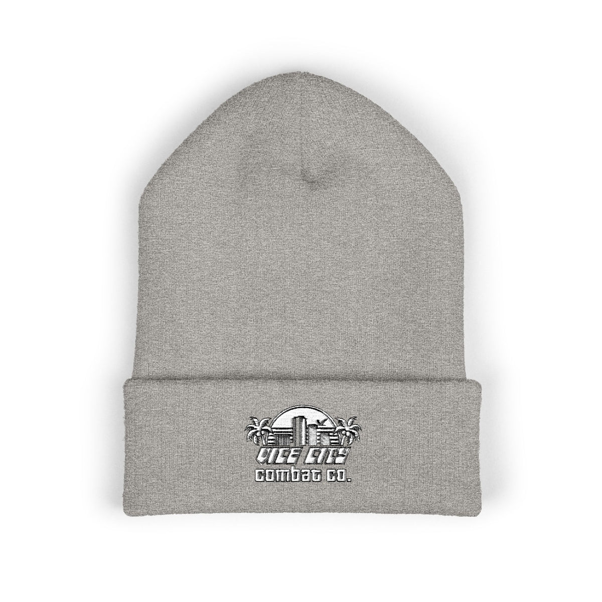 Vice City Combat Co. - Classic Cuffed Embroidered Beanie - 4 Colors