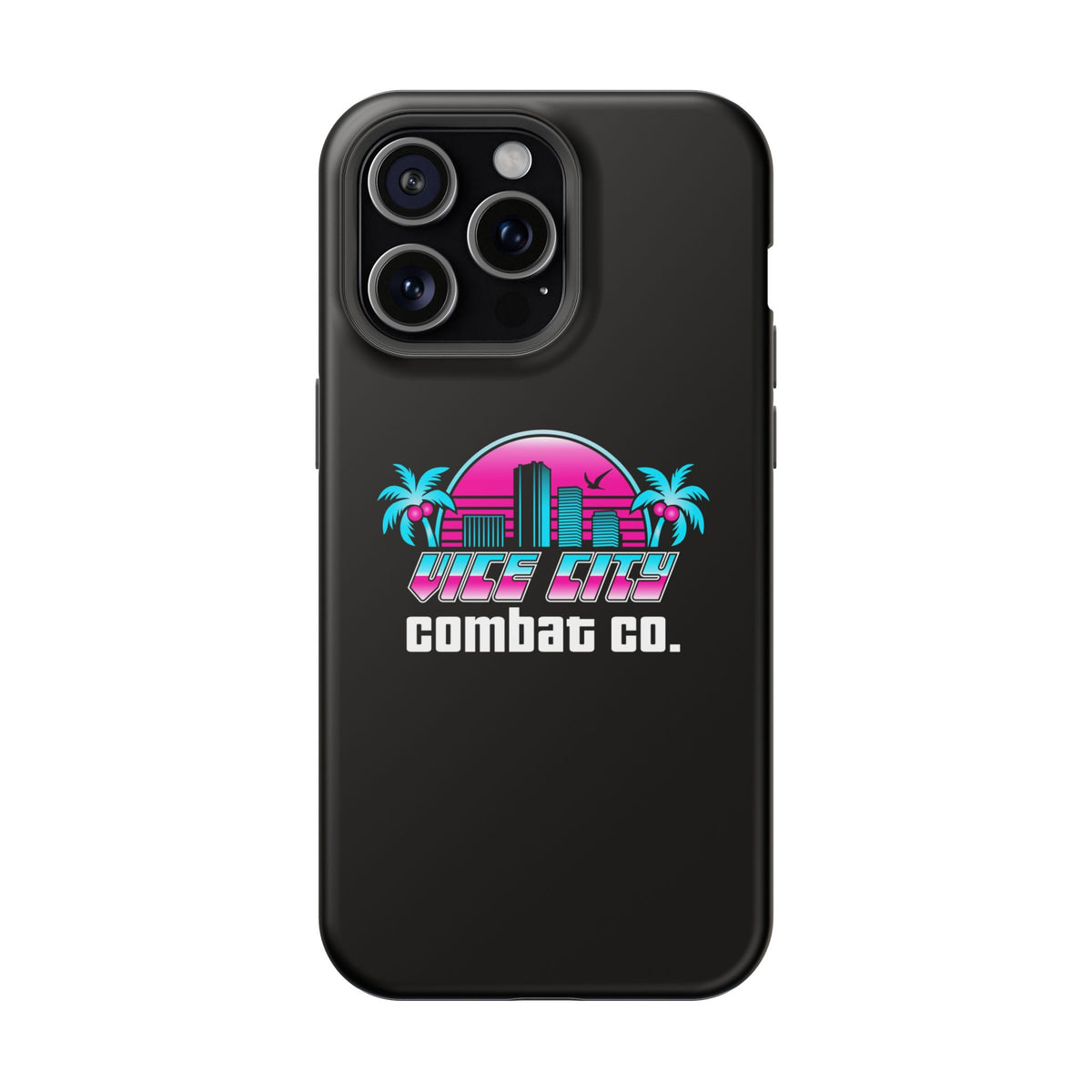Vice City Combat Co. - Magnetic Impact-Resistant iPhone Cases - 15, 16, and 17
