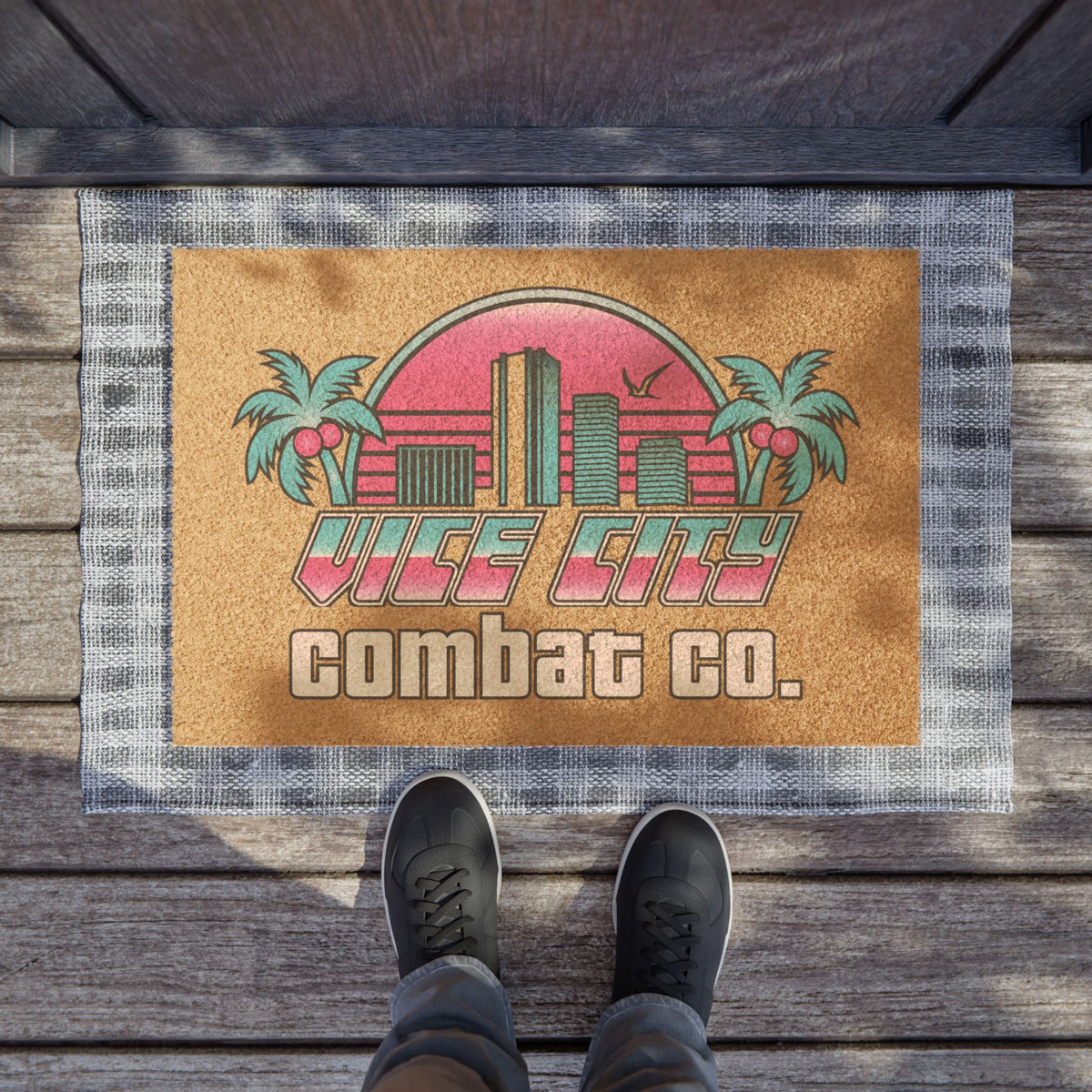 CUSTOM BJJ MMA Academy Dojo Welcome Outdoor Floor Doormat