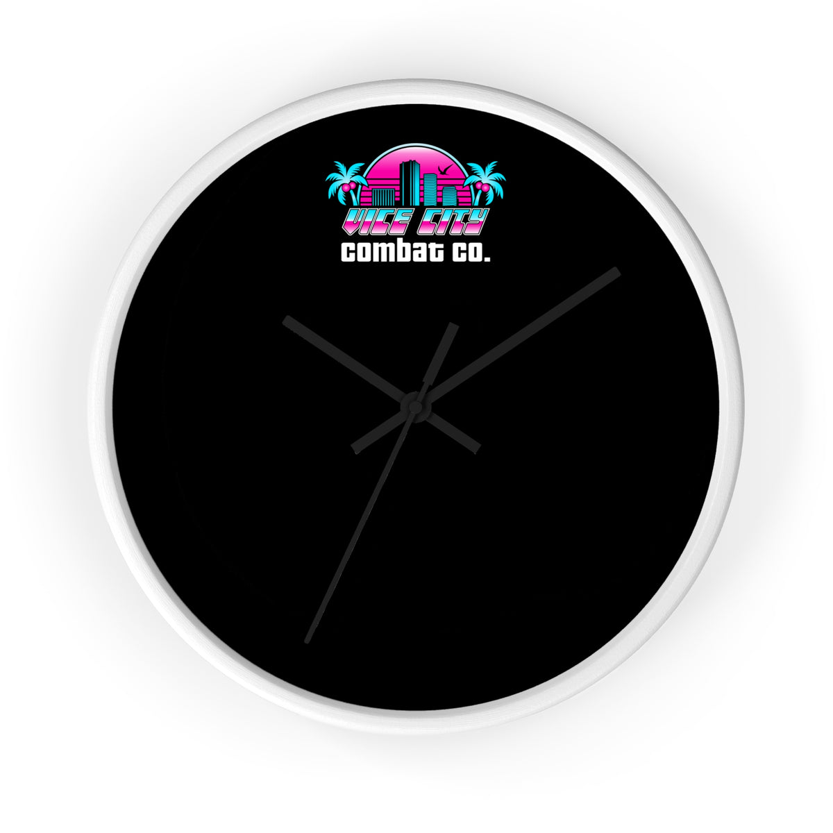 CUSTOM BJJ MMA Academy Logo Dojo 10" Wooden Wall Clock