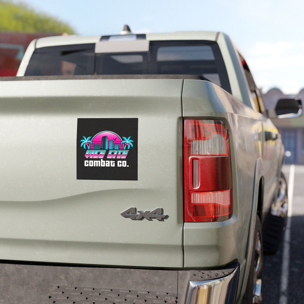 Vice City Combat Co. - All-Weather Car Magnets - 2 Sizes