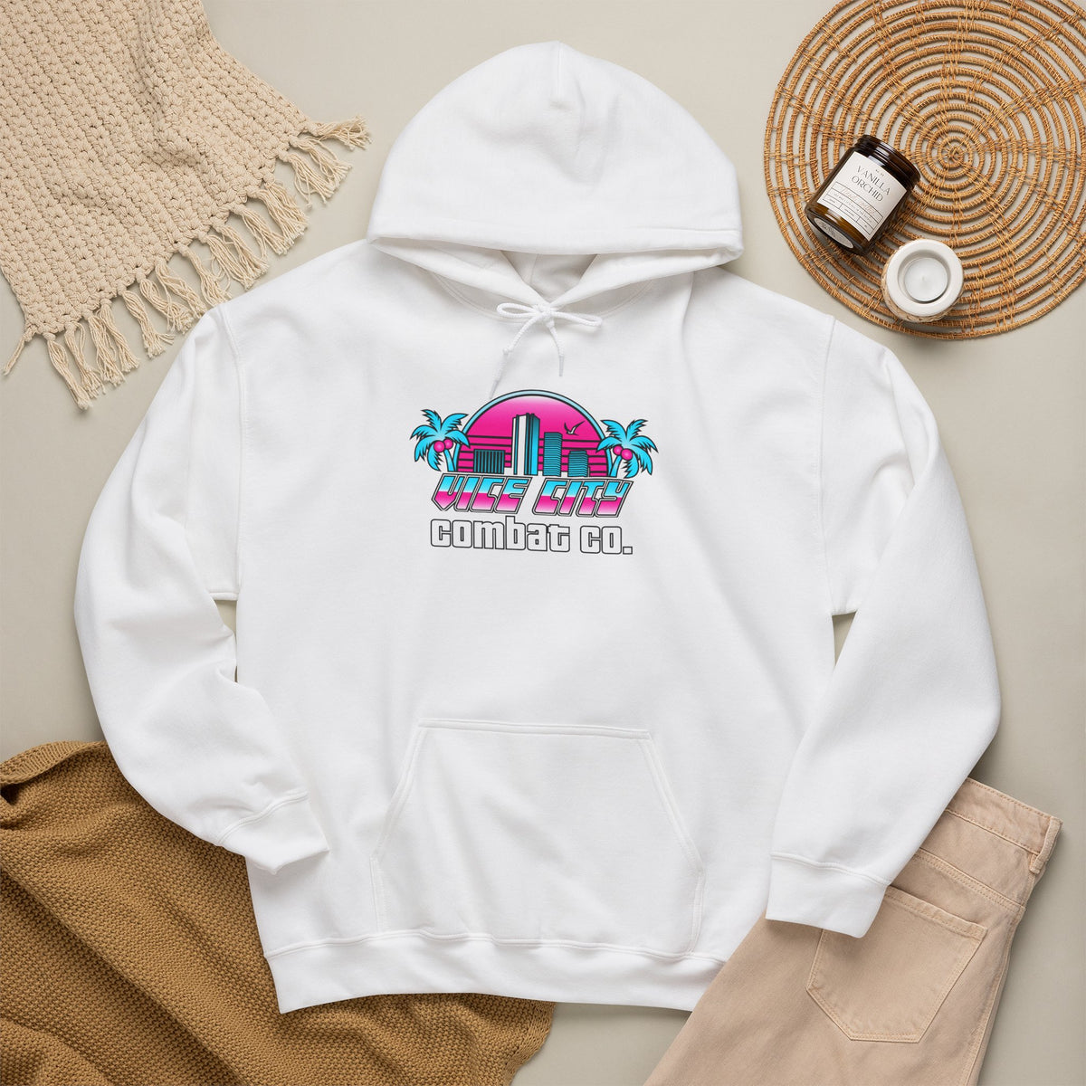 Vice City Combat Co. - Unisex Heavy Blend™ Hooded Sweatshirt
