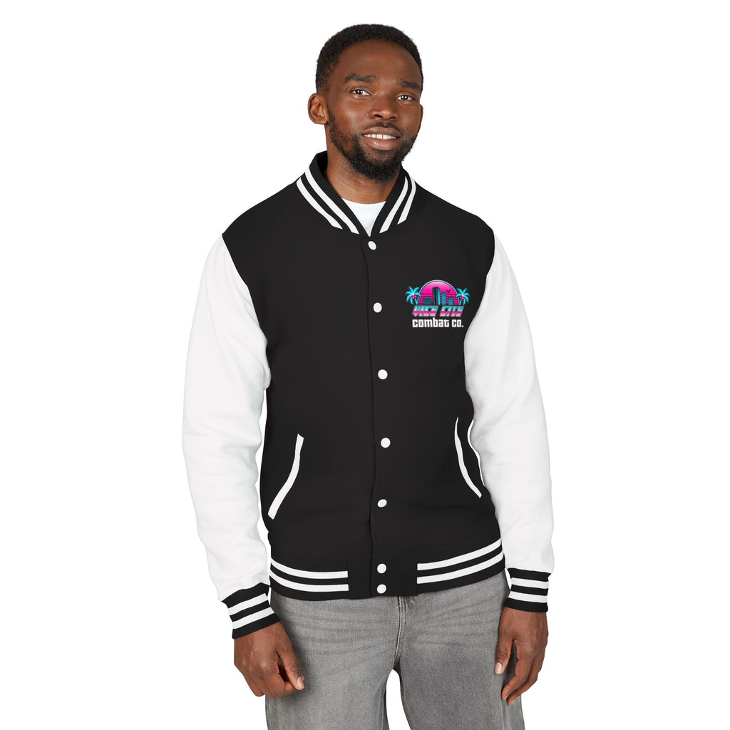 Vice City Combat Co. - Unisex Heavyweight Letterman Jacket
