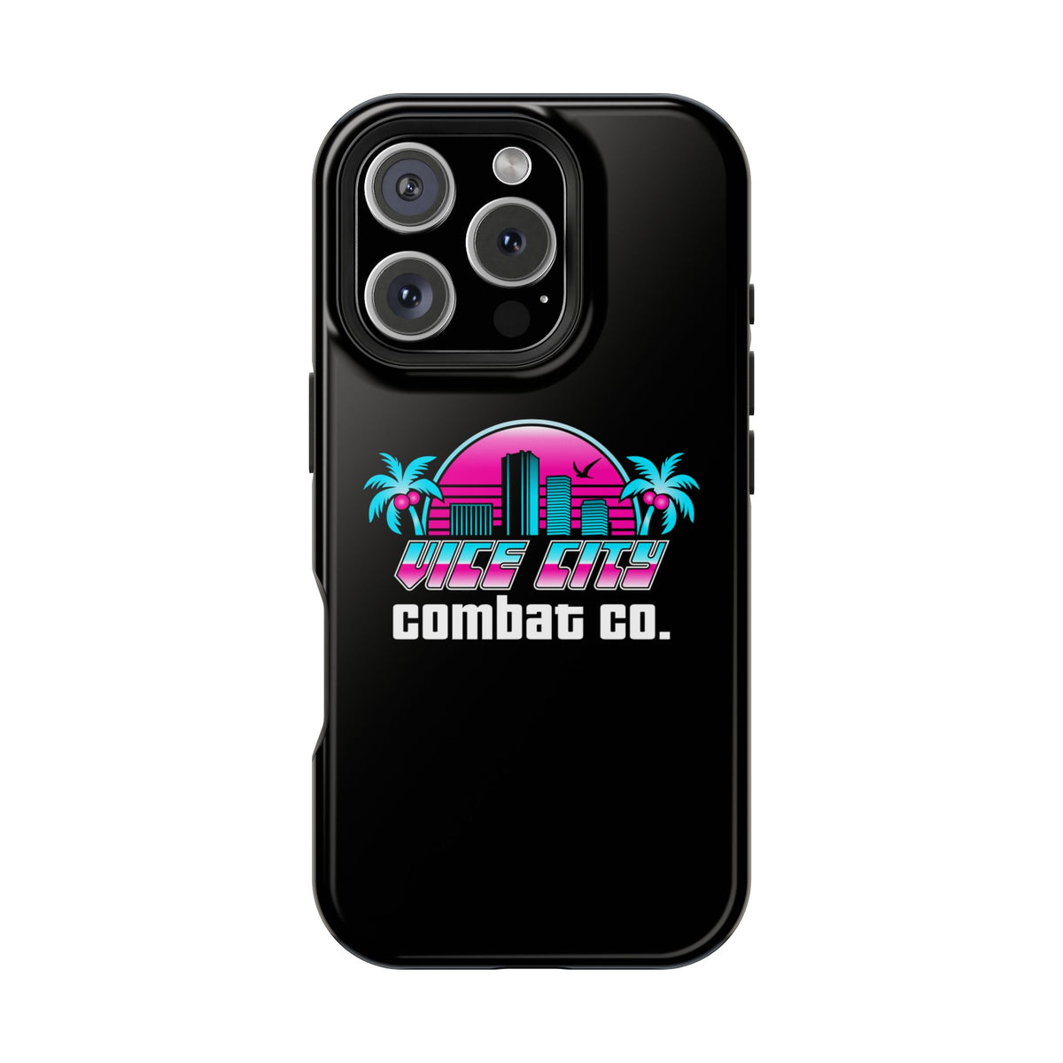 Vice City Combat Co. - Magnetic Impact-Resistant iPhone Cases - 15, 16, and 17