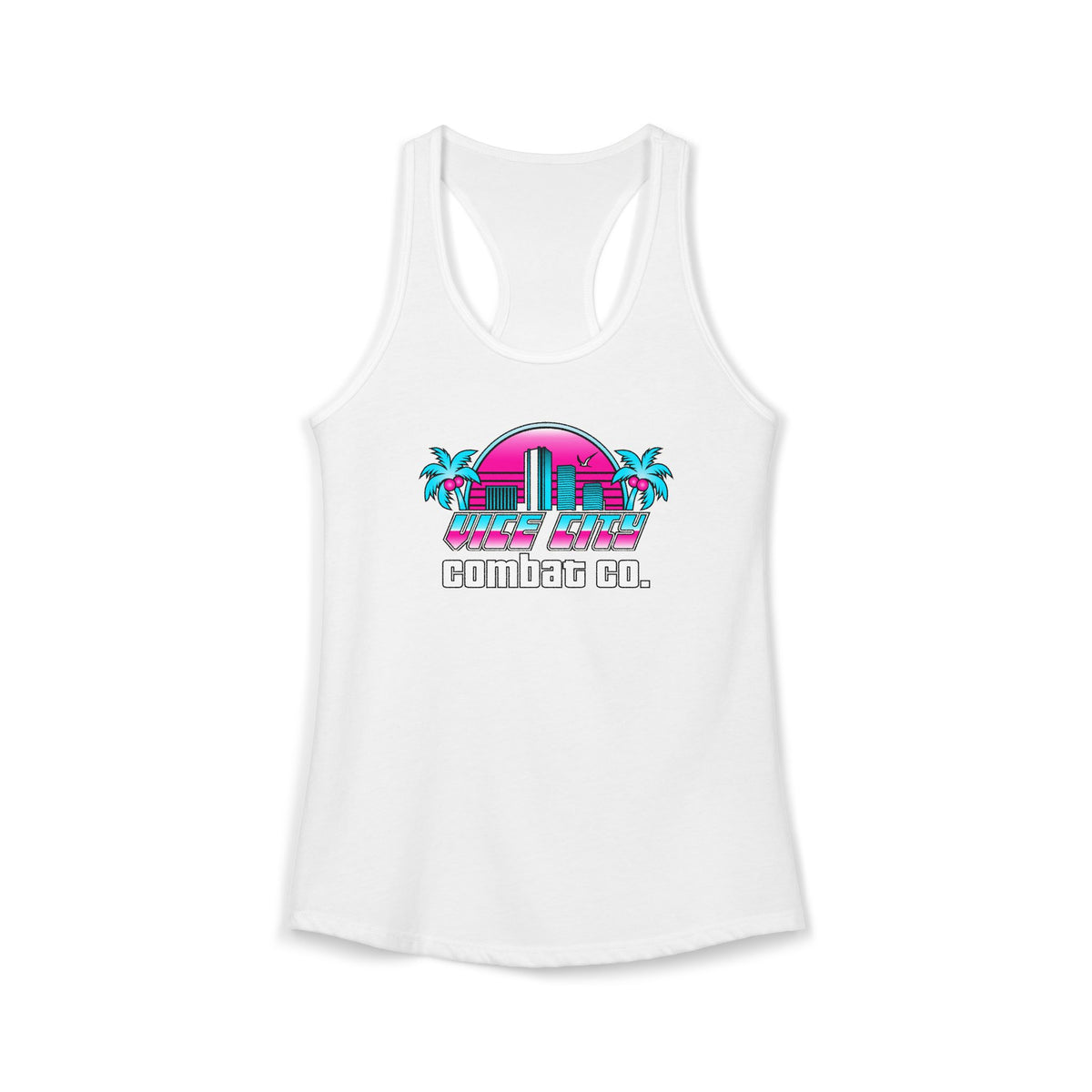 Vice City Combat Co. - Women's Ideal Racerback Tank - Next Level