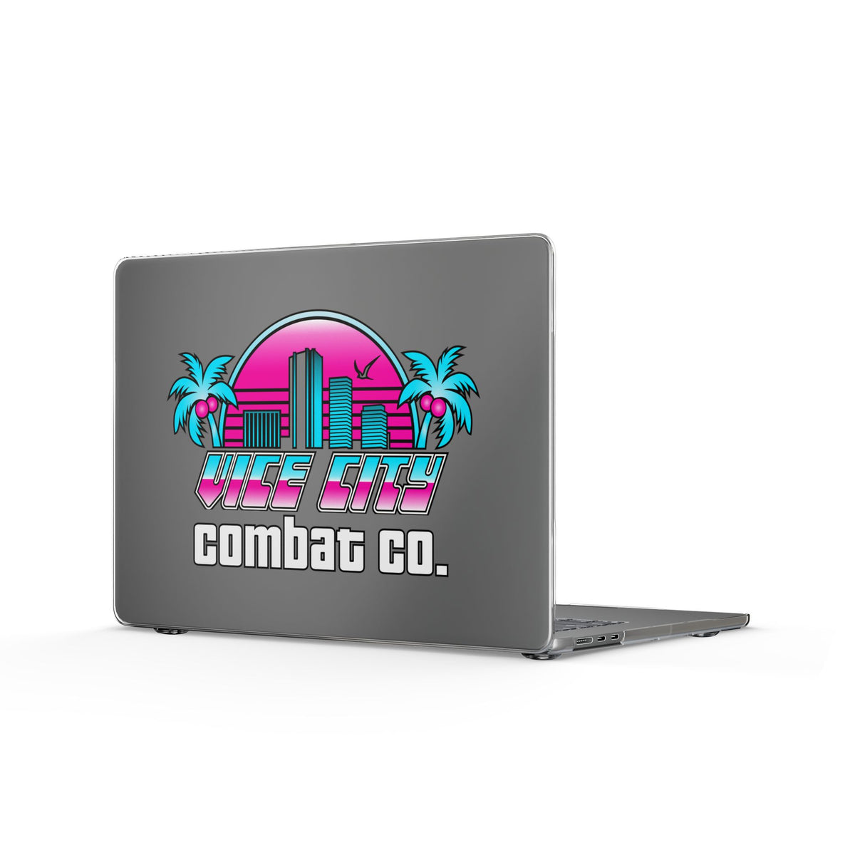 CUSTOM BJJ MMA Academy - Front Desk Decor - Clear MacBook Case - 5 Models