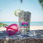 Vice City Combat Co. - Sunsplash Acrylic Tumbler with Straw, 16oz - 4 Colors