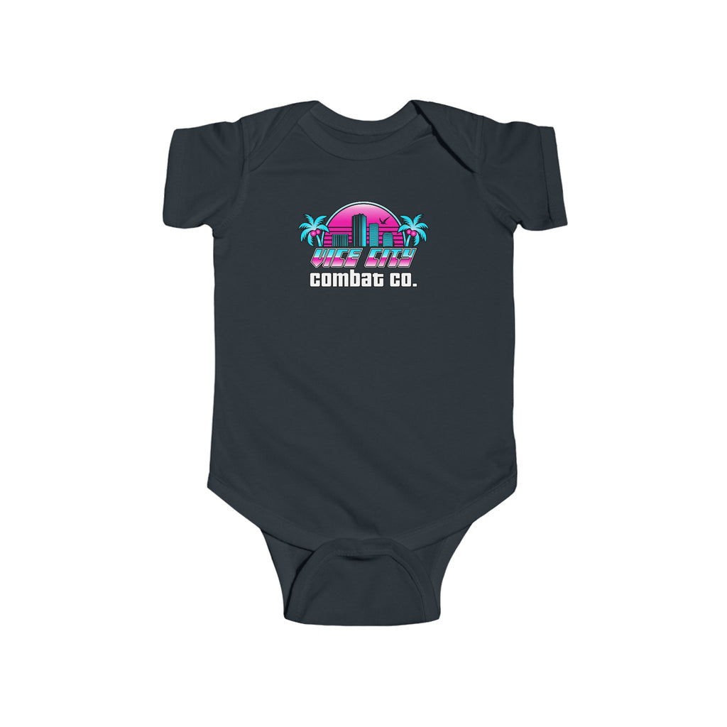 Vice City Combat Co. - Infant Ring-Spun Cotton Fine Jersey Baby Bodysuit - Rabbit Skins