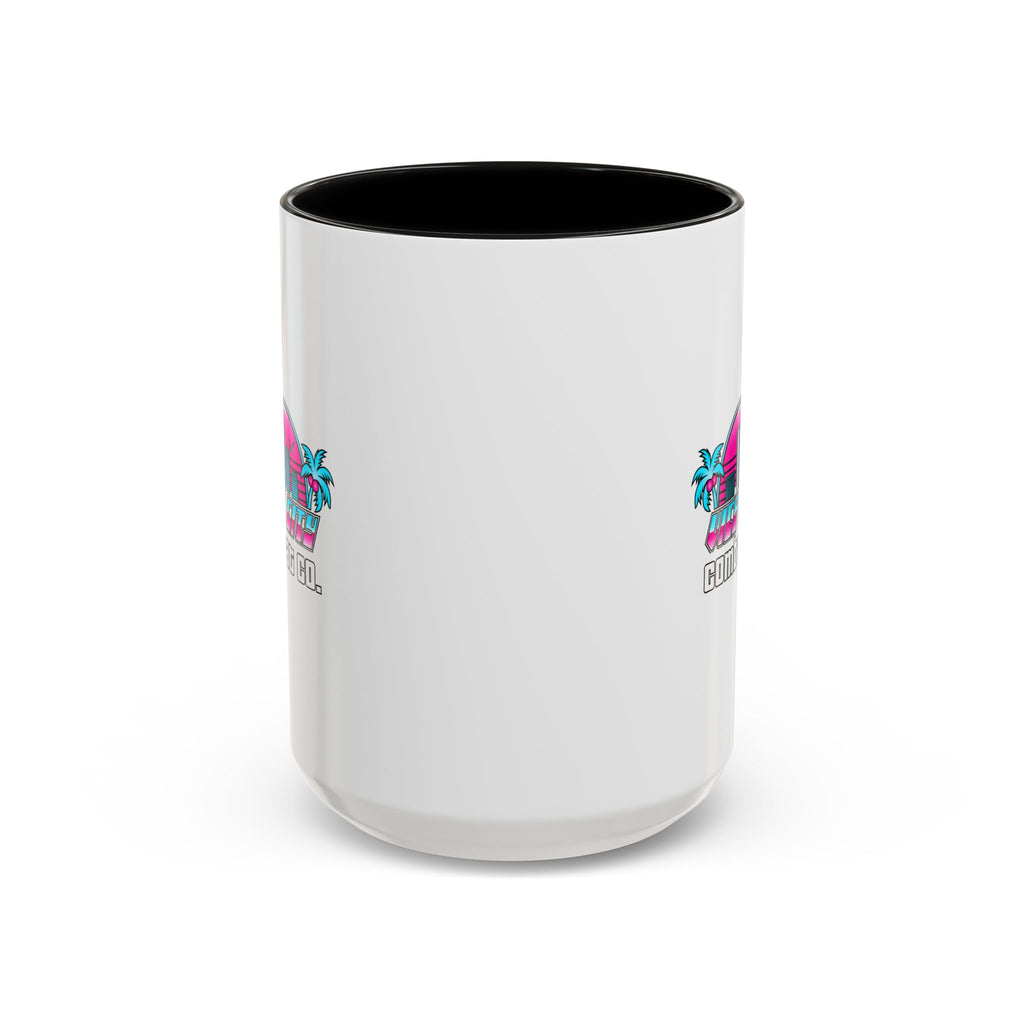Vice City Combat Co. - Color Accent Coffee Mug - 11oz or 15oz