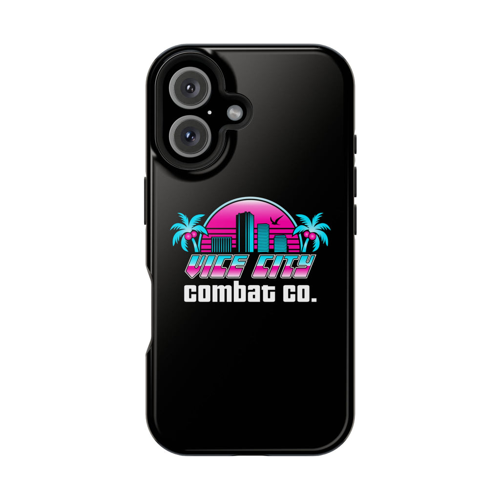Vice City Combat Co. - Magnetic Impact-Resistant iPhone Cases - 15, 16, and 17