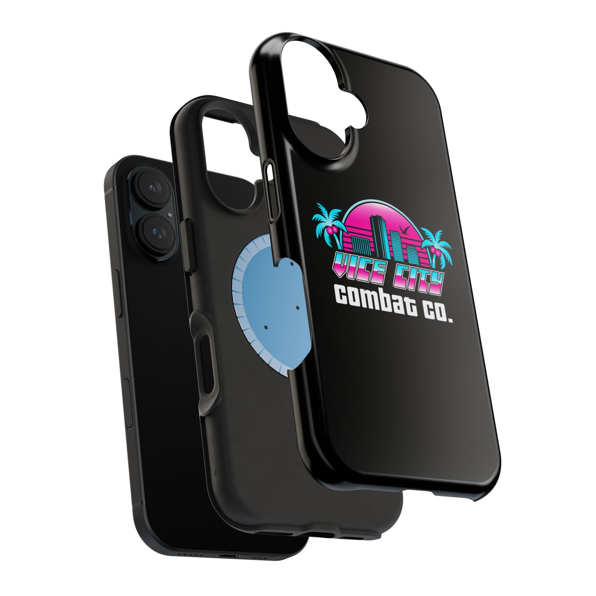 Vice City Combat Co. - Magnetic Impact-Resistant iPhone Cases - 15, 16, and 17