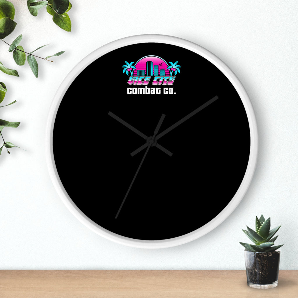 CUSTOM BJJ MMA Academy Logo Dojo 10" Wooden Wall Clock