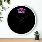 CUSTOM BJJ MMA Academy Logo Dojo 10" Wooden Wall Clock