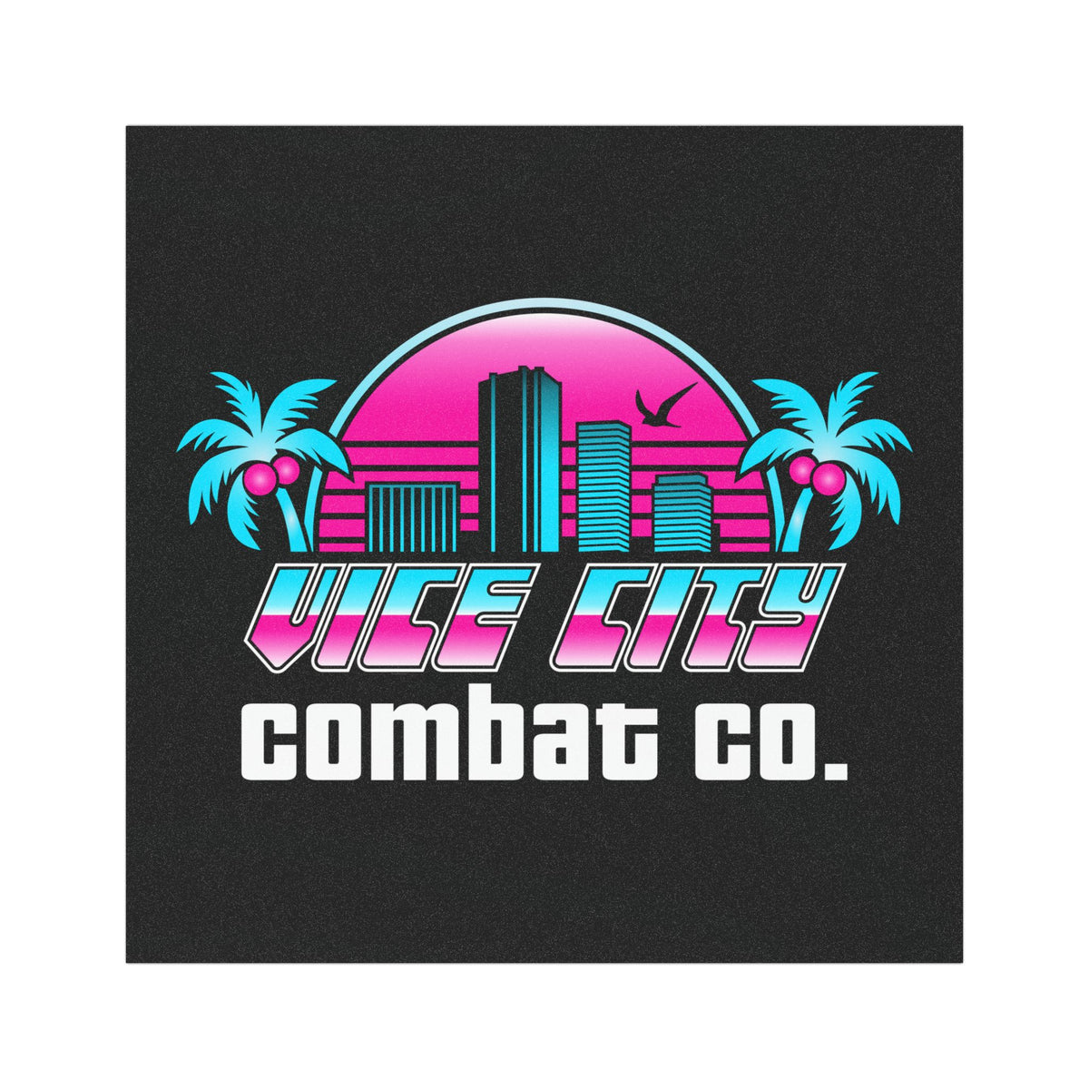 Vice City Combat Co. - All-Weather Car Magnets - 2 Sizes