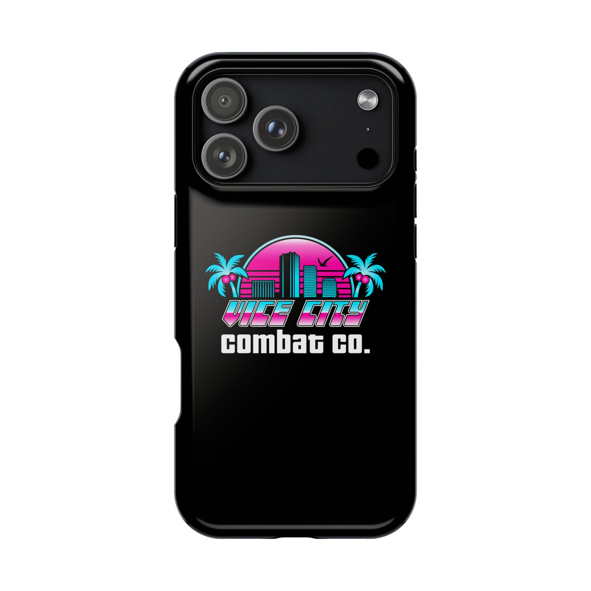 Vice City Combat Co. - Magnetic Impact-Resistant iPhone Cases - 15, 16, and 17