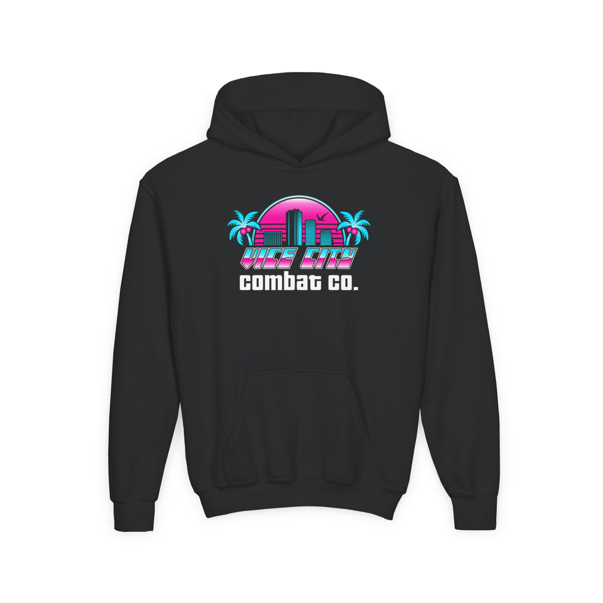 Vice City Combat Co. - Youth Heavy Blend Hooded Sweatshirt