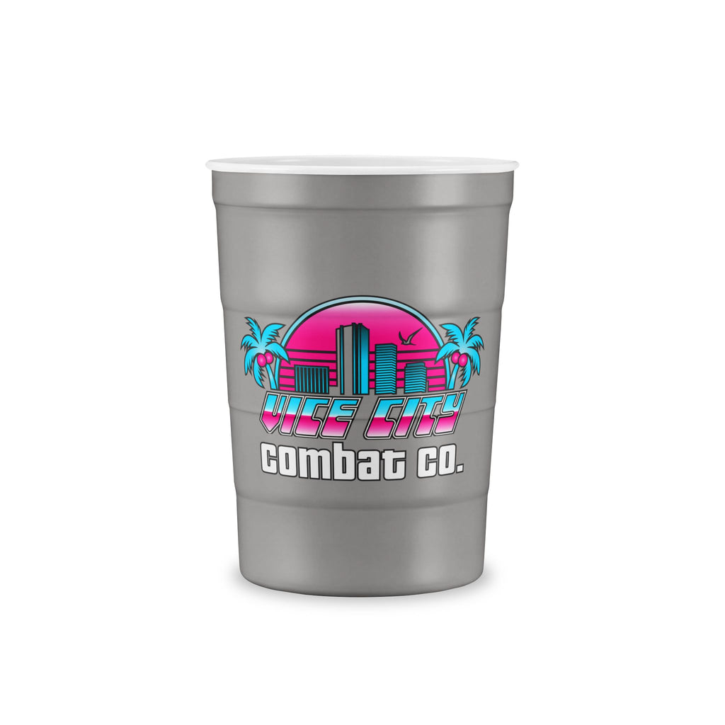 Vice City Combat Co. - Recyclable Steel Classic Party Chill-Cup™ - 16oz