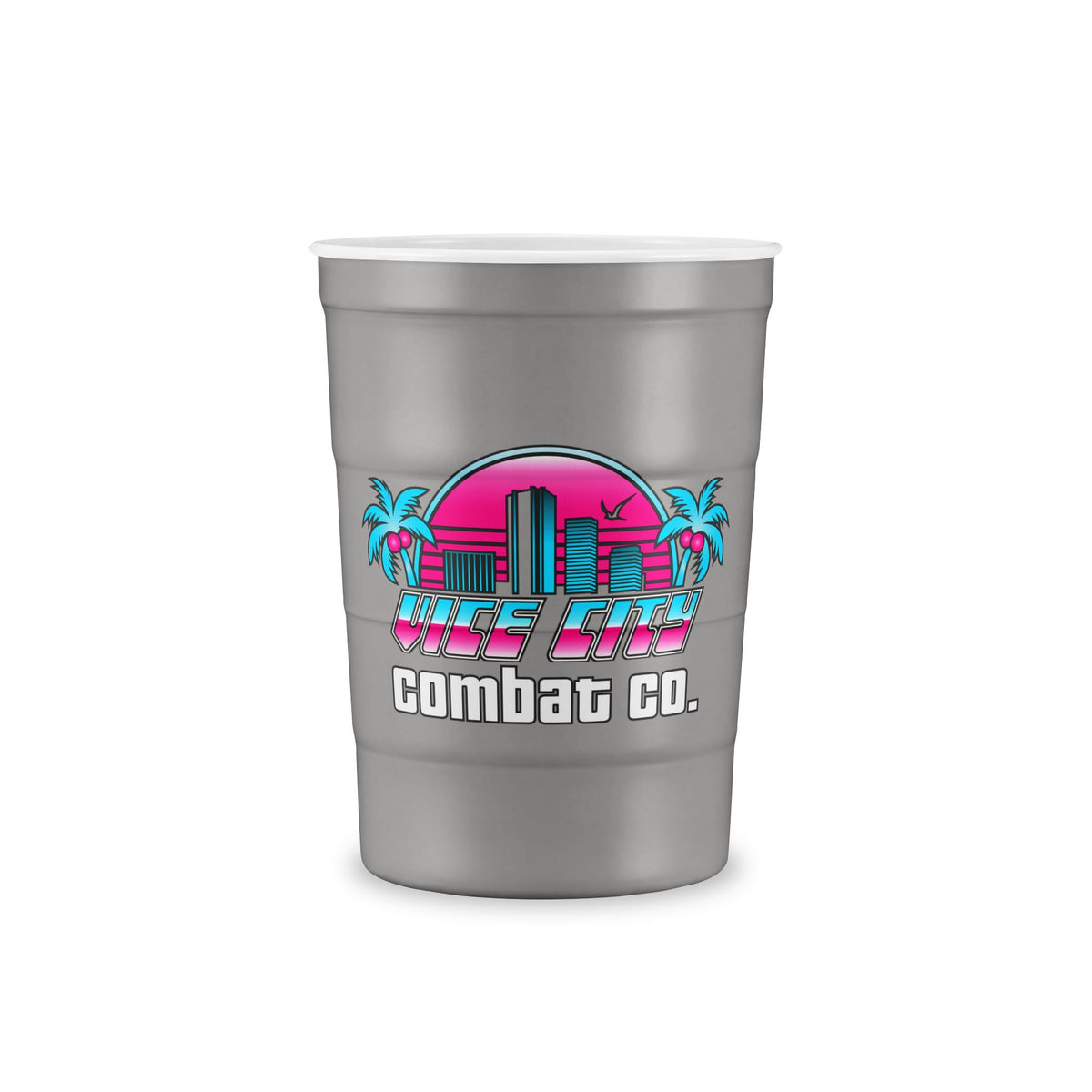 Vice City Combat Co. - Recyclable Steel Classic Party Chill-Cup™ - 16oz