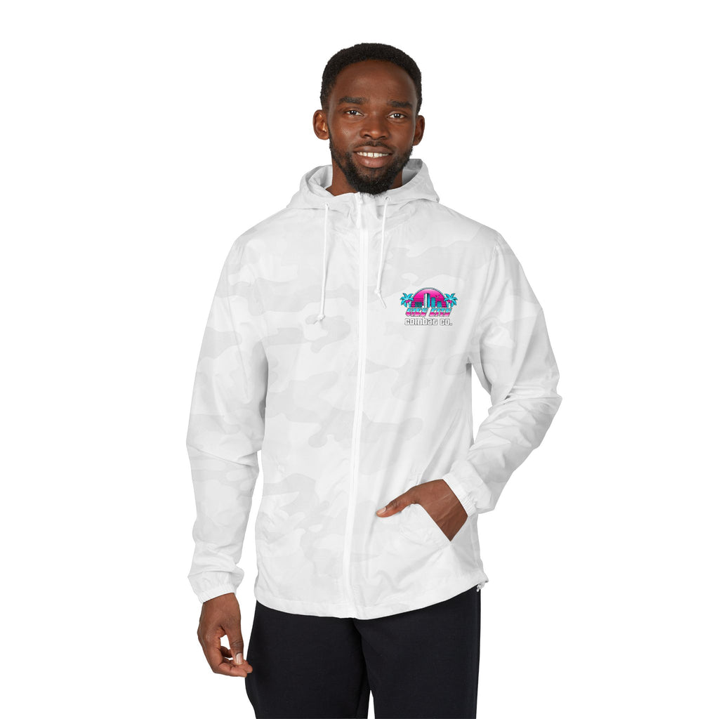 Vice City Combat Co. - Unisex Full-Zip Windbreaker Jacket