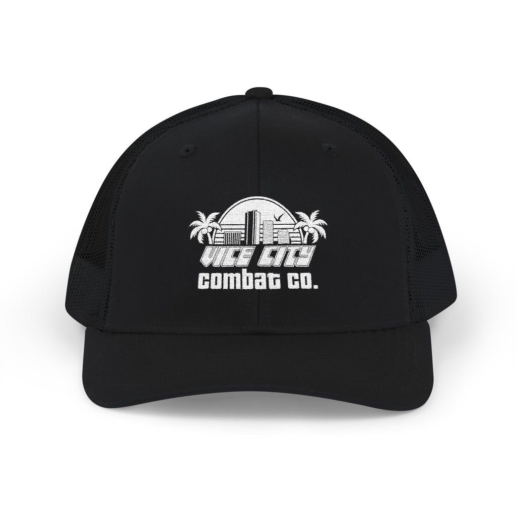 Vice City Combat Co. - Embroidered Adjustable Snapback Trucker Cap