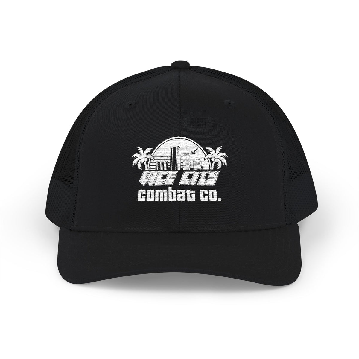 Vice City Combat Co. - Embroidered Adjustable Snapback Trucker Cap