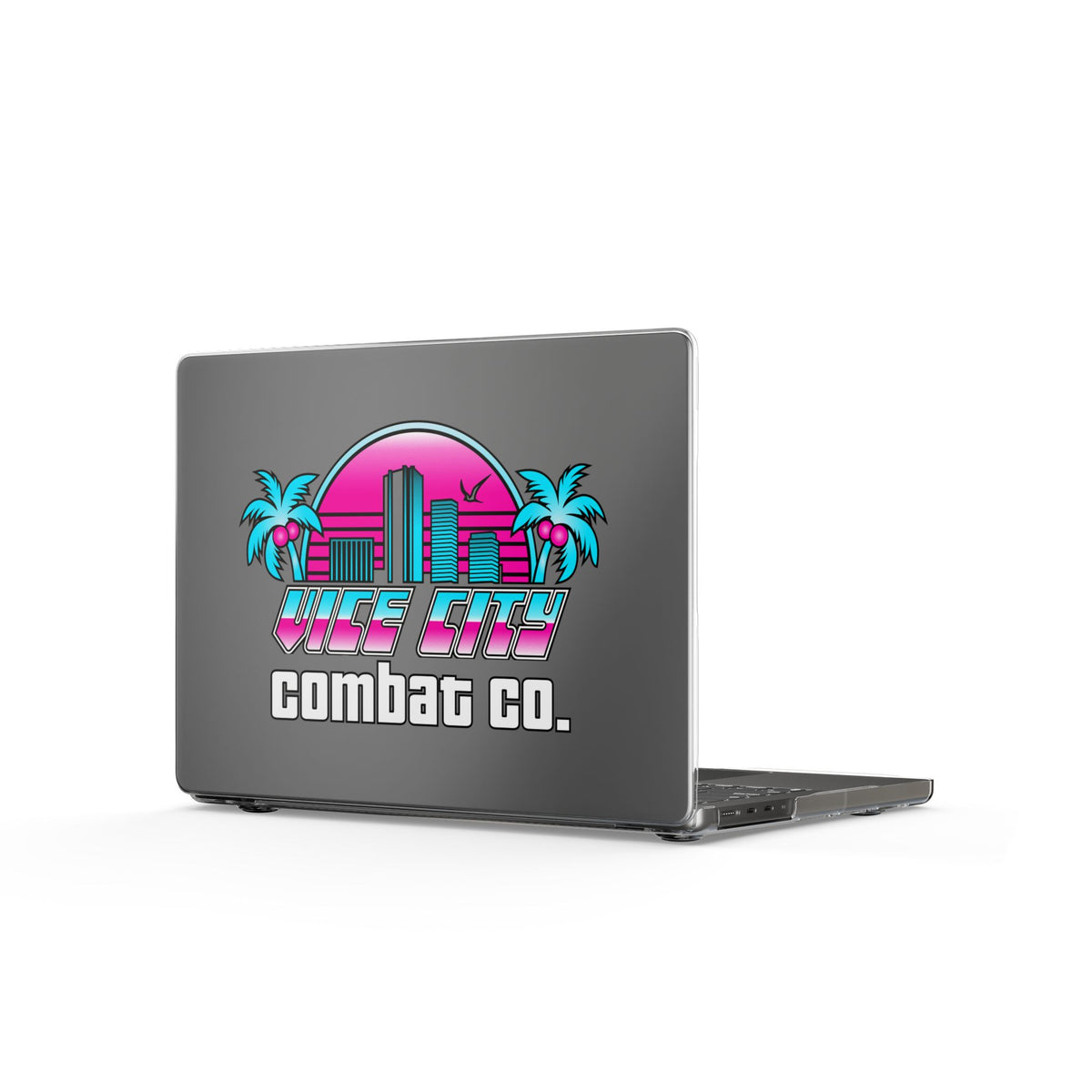 CUSTOM BJJ MMA Academy - Front Desk Decor - Clear MacBook Case - 5 Models