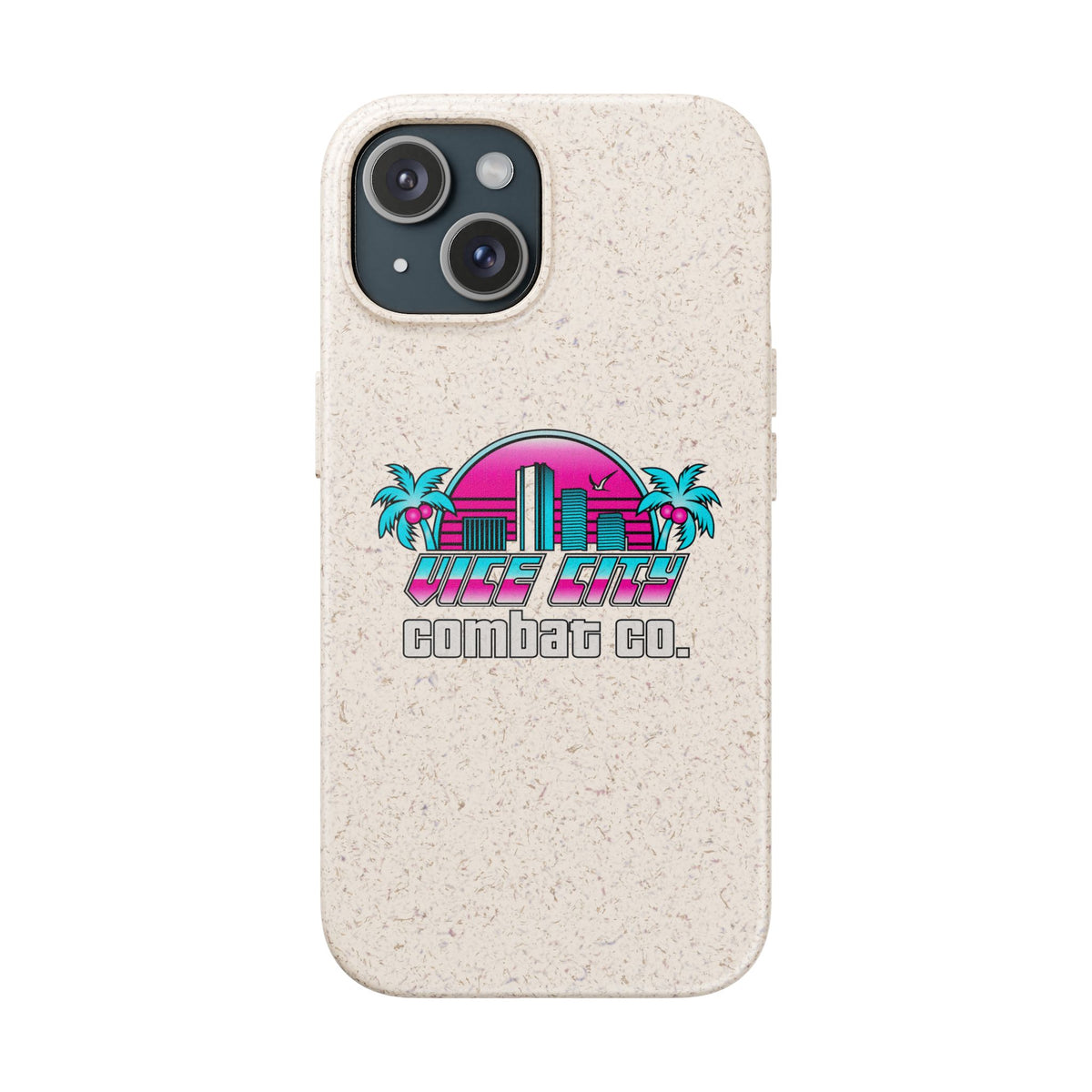 Vice City Combat Co. - Eco-Friendly Biodegradable iPhone Cases - 15, 16, and 17 Models