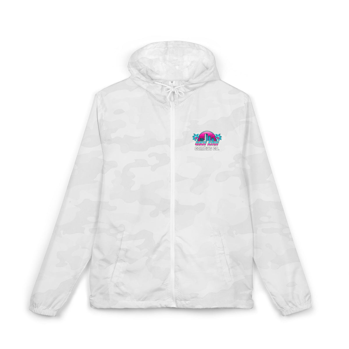 Vice City Combat Co. - Unisex Full-Zip Windbreaker Jacket