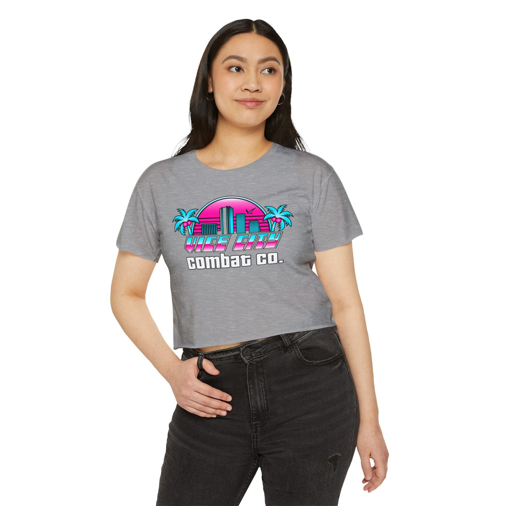 Vice City Combat Co. - Women's Festival Crop Top Shirt