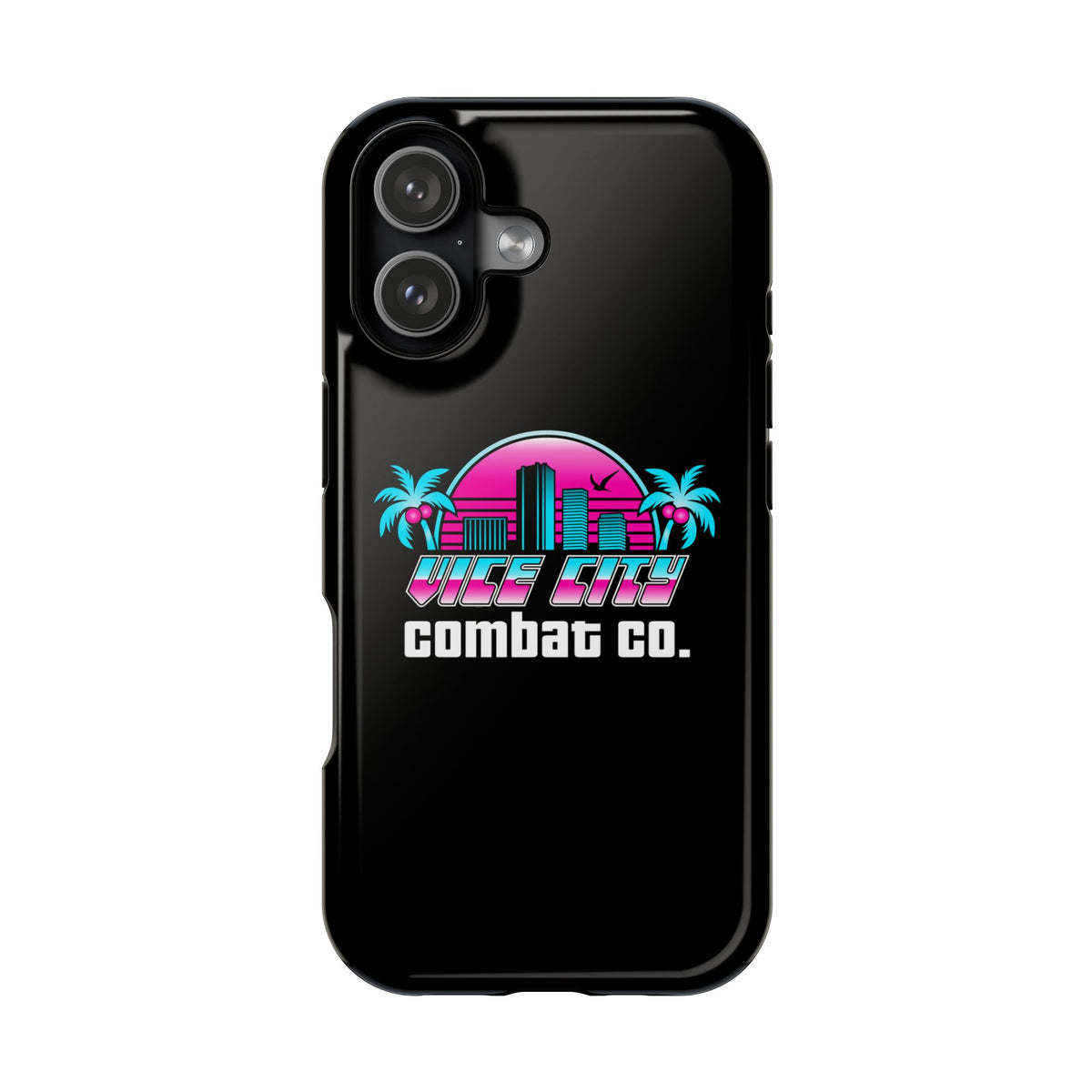 Vice City Combat Co. - Magnetic Impact-Resistant iPhone Cases - 15, 16, and 17