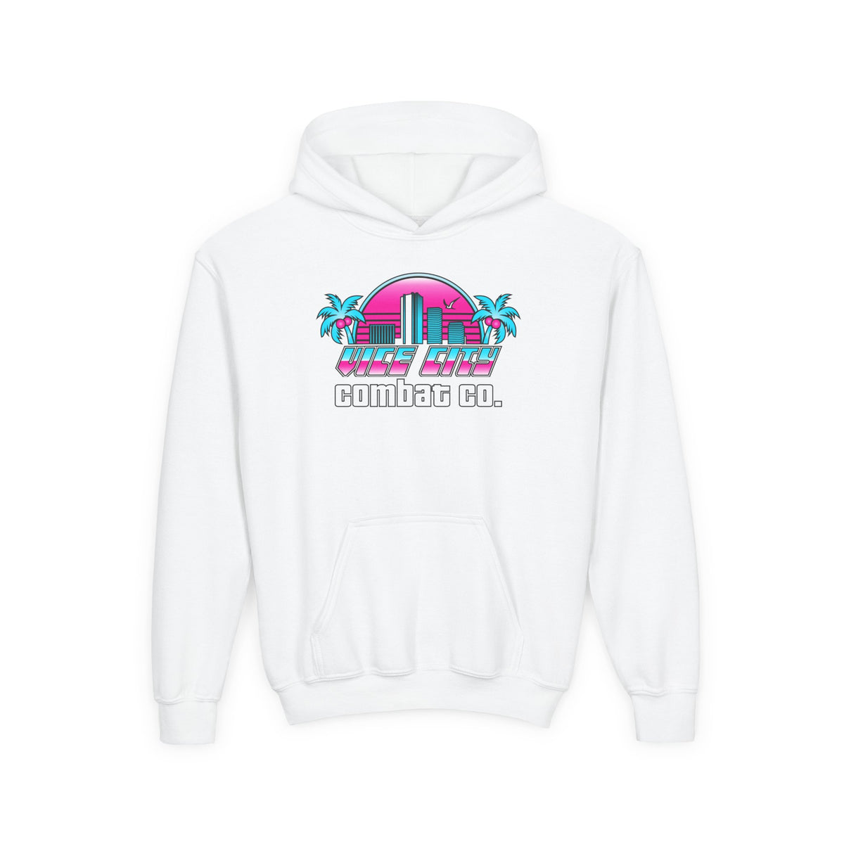 Vice City Combat Co. - Youth Heavy Blend Hooded Sweatshirt