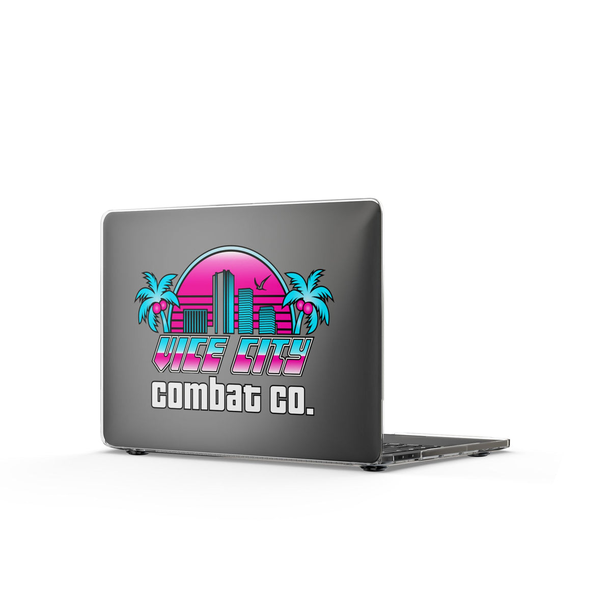 CUSTOM BJJ MMA Academy - Front Desk Decor - Clear MacBook Case - 5 Models